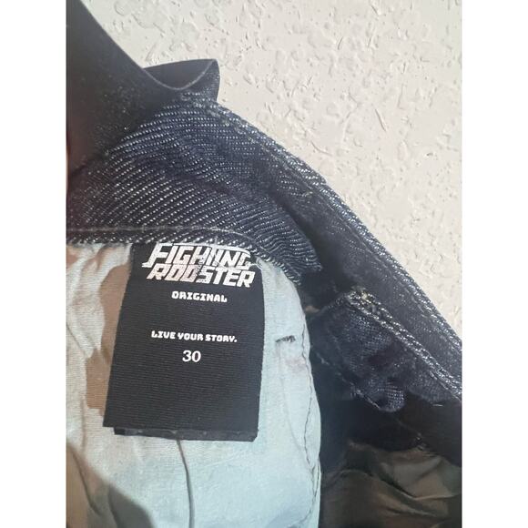 FIGHTING ROOSTER Denim Travel Shorts Mid Rise 9" Inseam Men's Size 30 Blue NWOT - Picture 6 of 12